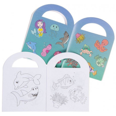 Detalles Infantiles Personalizados Gabby Gato Libro de colorear con pegatinas y ceras