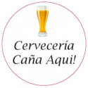 Etiqueta adhesiva cervecería para eventos y empresas 5cm