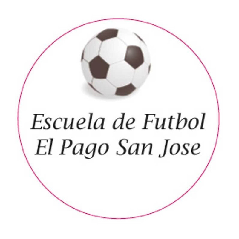 Etiqueta adhesiva personalizada fútbol 5cm