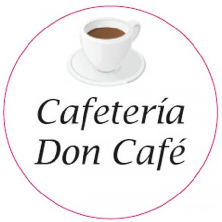 Adhesivo para empresas 5cm con fondo blanco