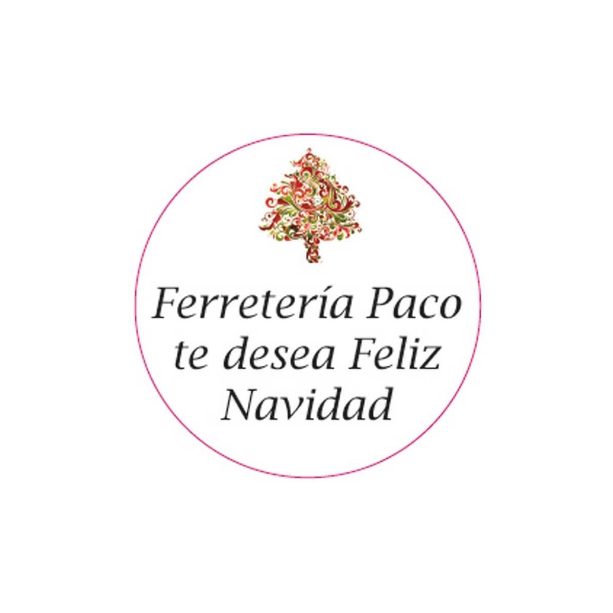 Adhesivo para detalles de navidad 5cm