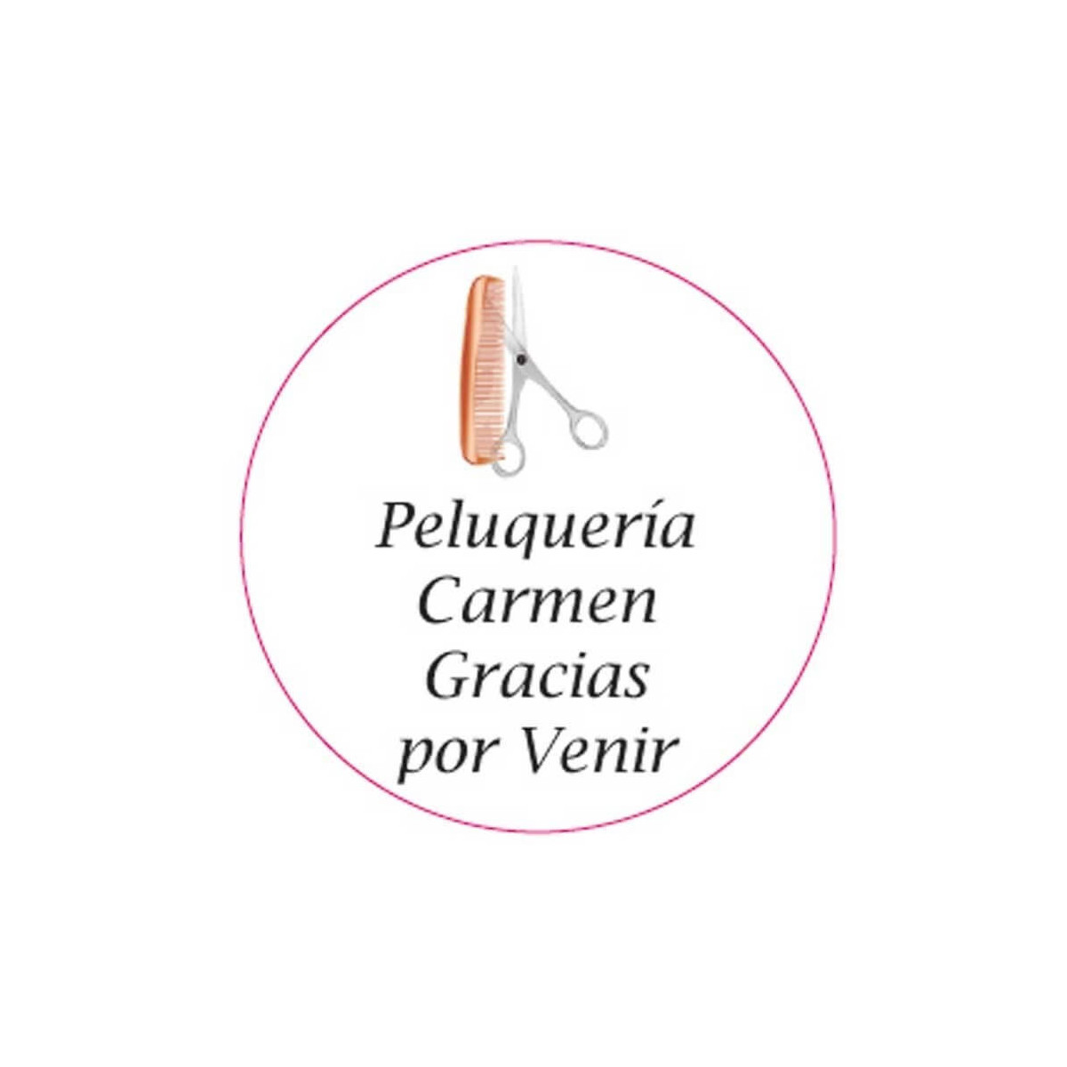 Adhesivo para empresa 5cm personalizado