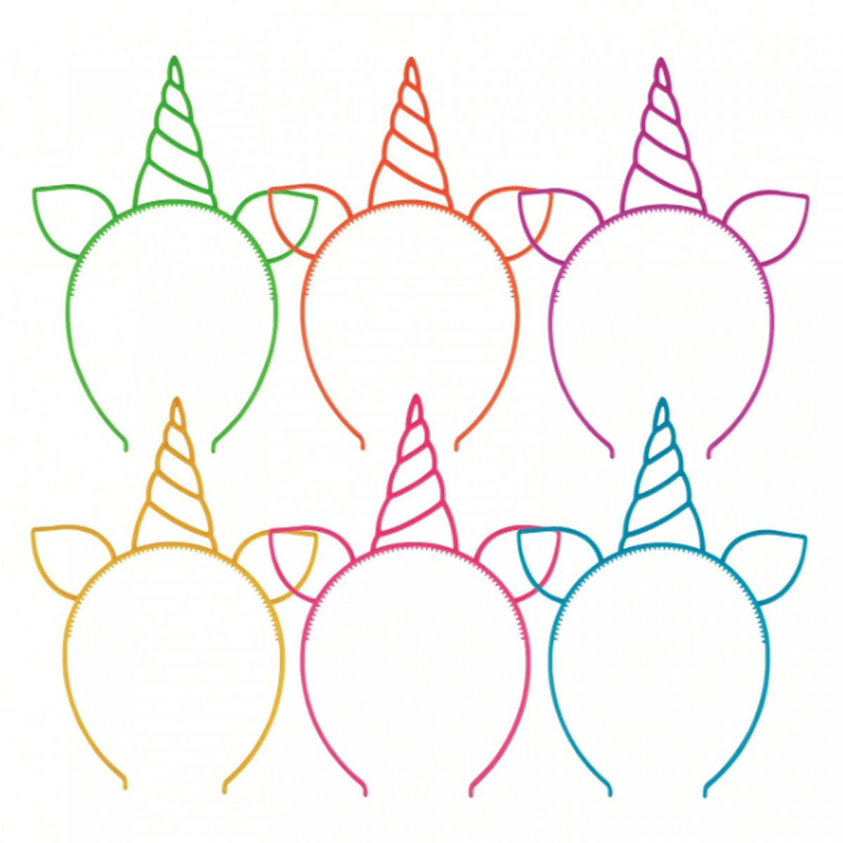 Diadema unicornio para fiestas y celebraciones