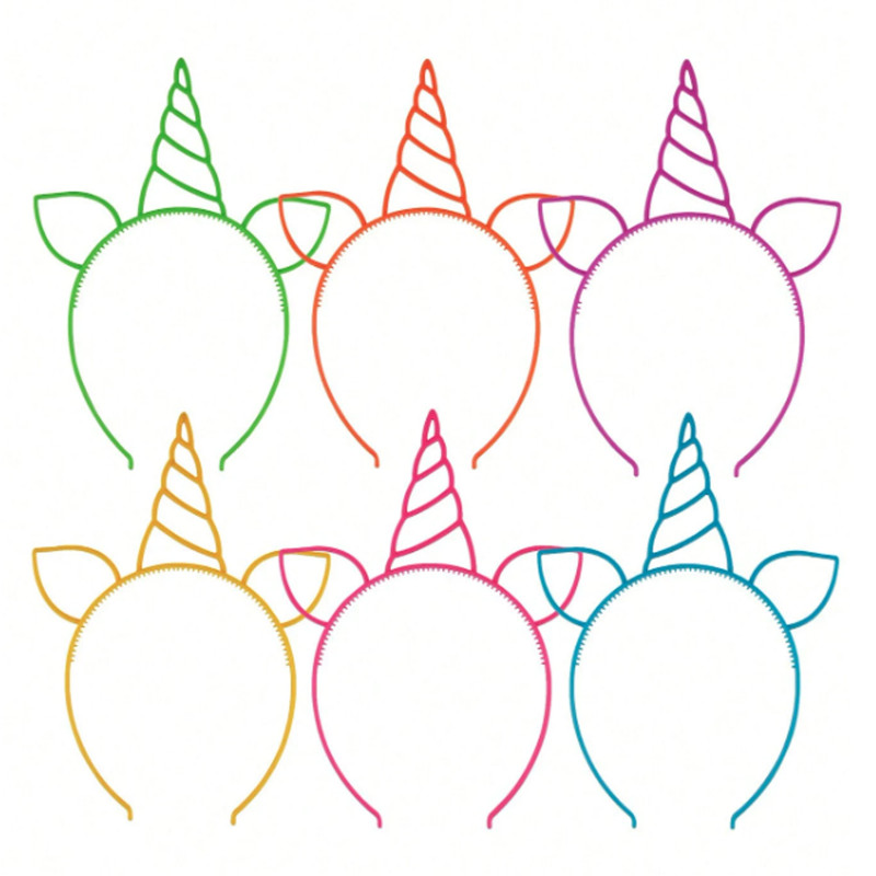 Diadema unicornio para fiestas y celebraciones