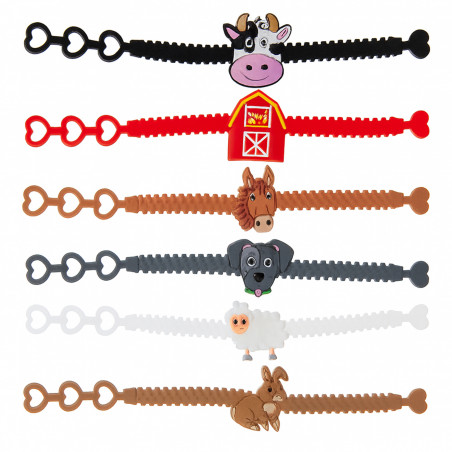 Pulseras de animales de granja
