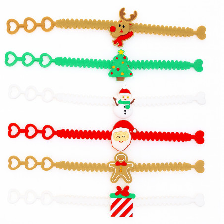 Pulseras navideñas