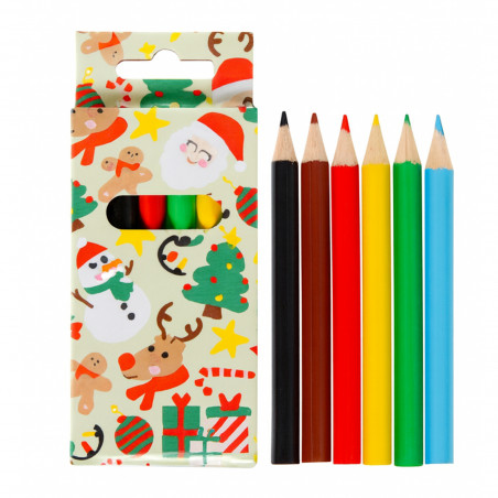 Caja de Lápices de Coleres Navidad