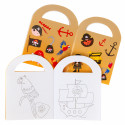 Recuerdos para Niños Libro para Colorear con Pegatinas