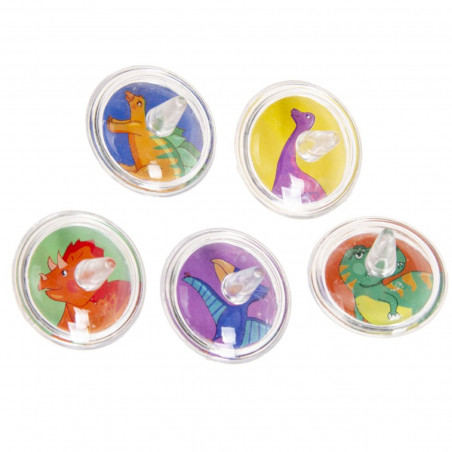 Peonza de dinosaurios