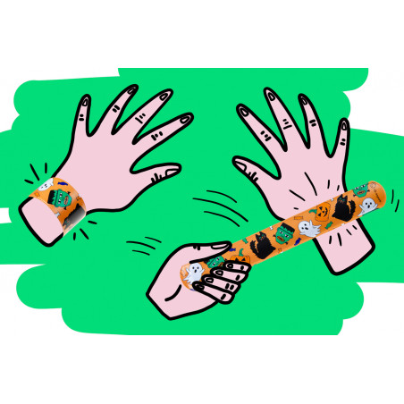 Pulsera slap halloween