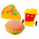 Coche de fricción comida basura
