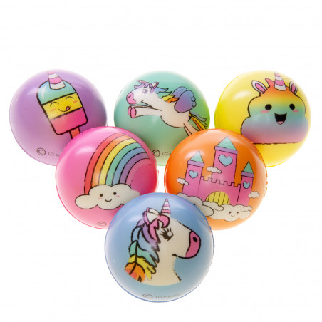 Pelotas antiestrés unicornio