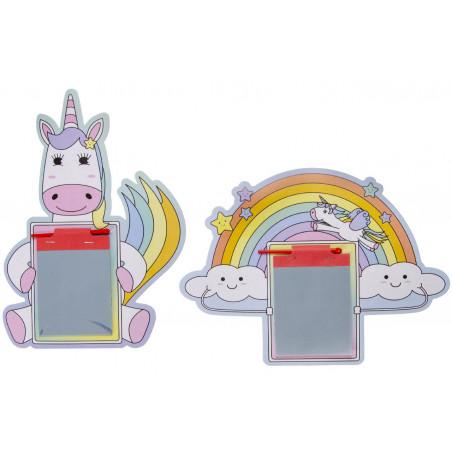 Pizarra unicornio