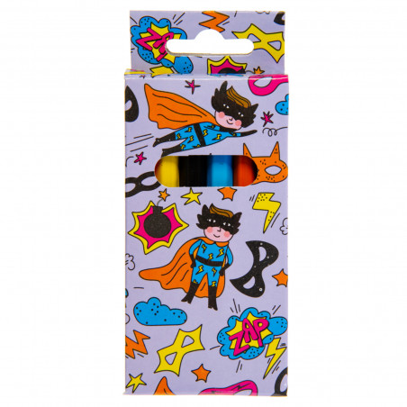 Lápices de colores superhéroe para fiestas