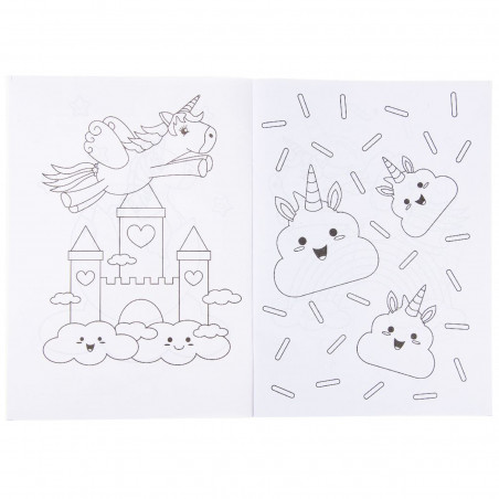 Libro para colorear de unicornios