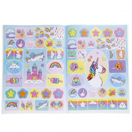 Libro para colorear de unicornios