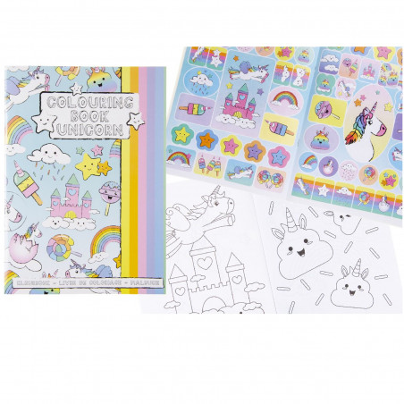 Libro para colorear de unicornios