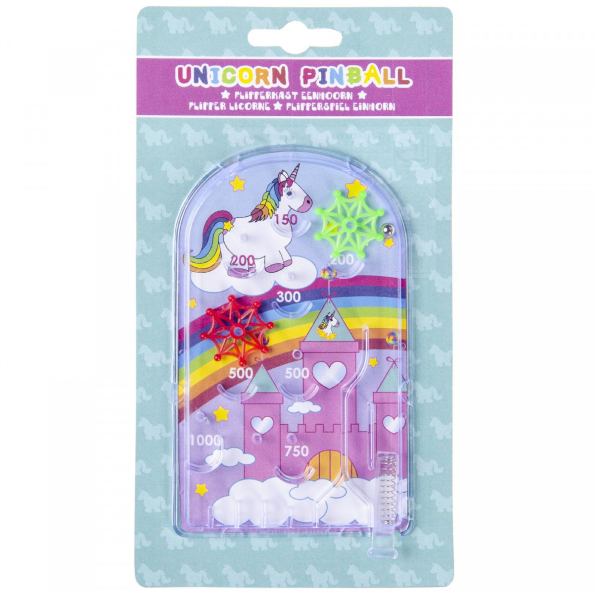 Mini Juego de Pinball Unicornios