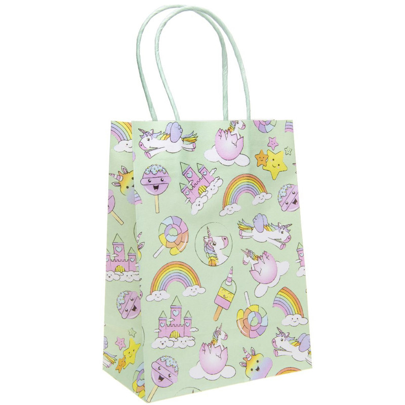 Bolsa de Papel con Unicornios