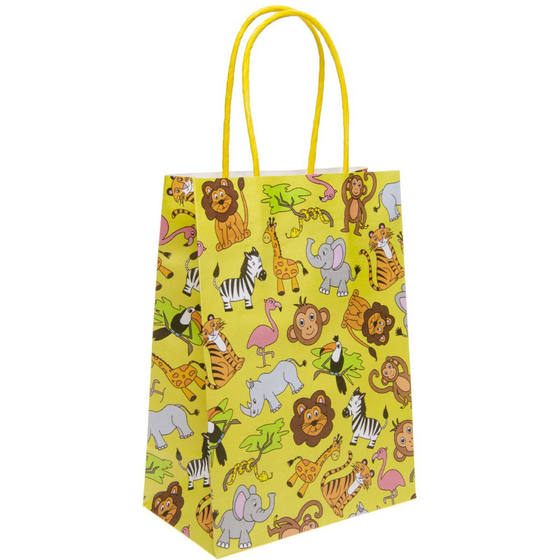 Bolsa de Papel de Animales de la Selva