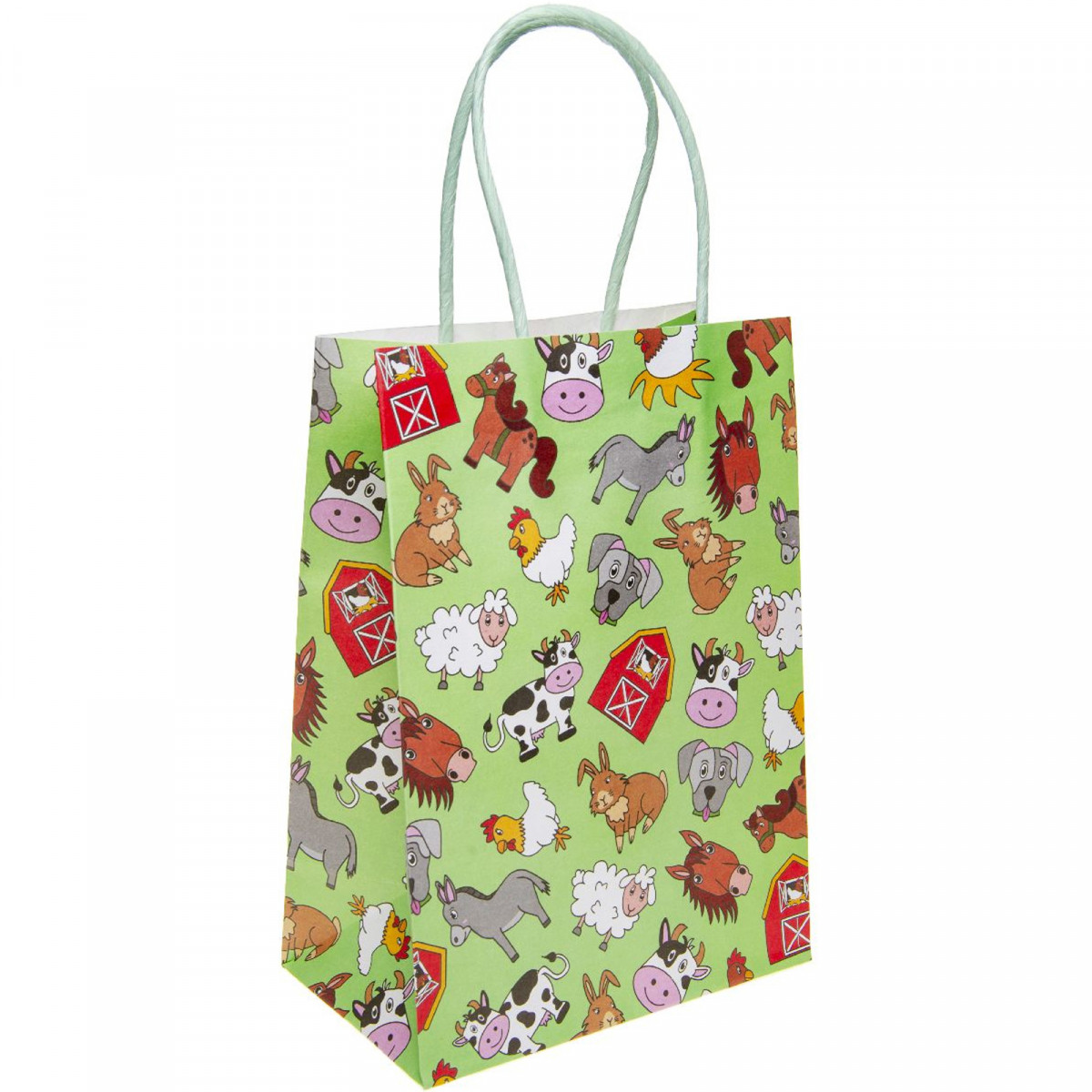 Bolsa de Papel con Animales de Granja