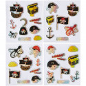 Pegatinas Brillantes de Piratas
