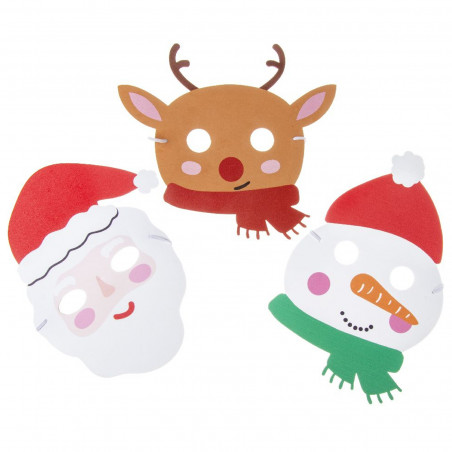 Ideas Navideñas Máscara de Espuma