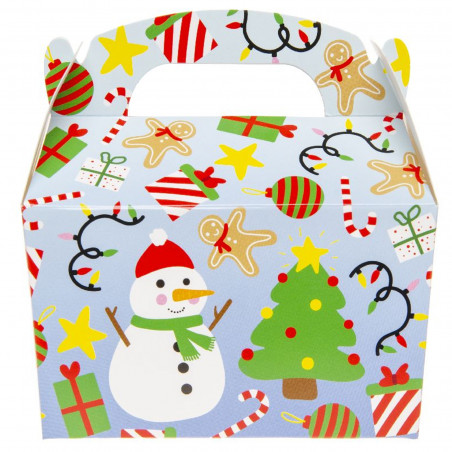 Caja con Decoración de Navidad