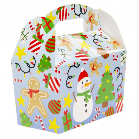 Caja con Decoración de Navidad