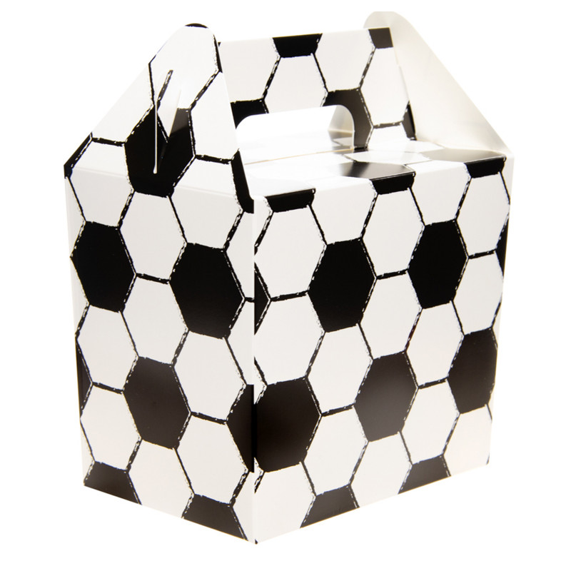 Caja con Diseño de Fútbol