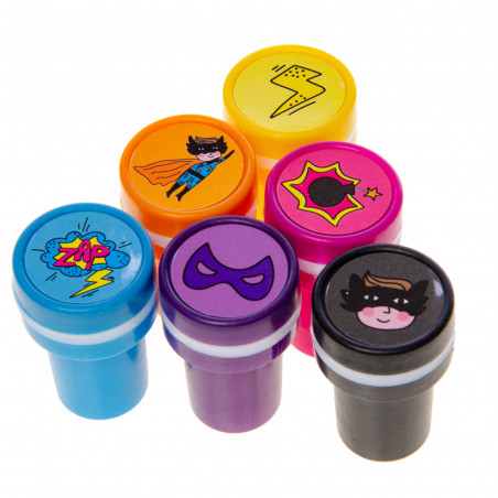 Detalles Avengers Libro de Colorear con Lápices y Sellos de Superhéores