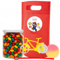 Mario Bros con Bolsa Personalizada, Juguetes y Tarro de Chuches
