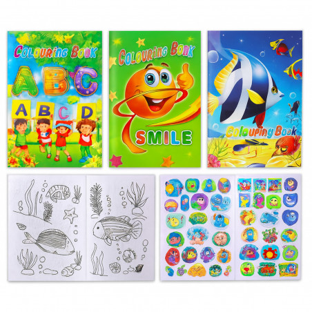 Bluey y Bingo Detalles de Niños para Regalar Libro de con Lápices Pompero y Nubes Dulces