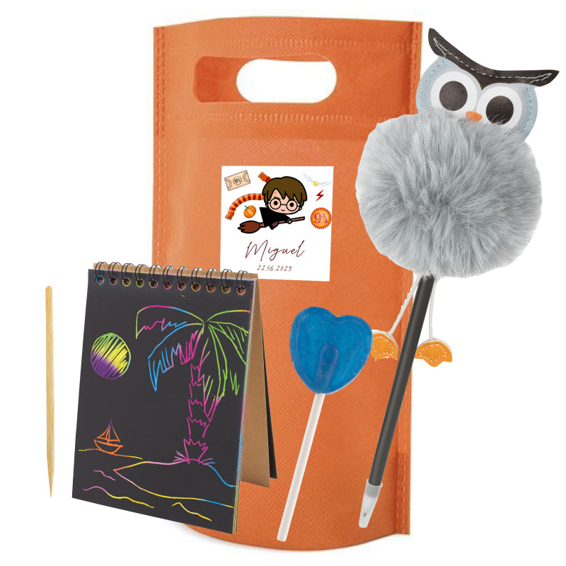 Harry Potter Recuerdos Niños Libreta, Bolígrafo y Piruleta