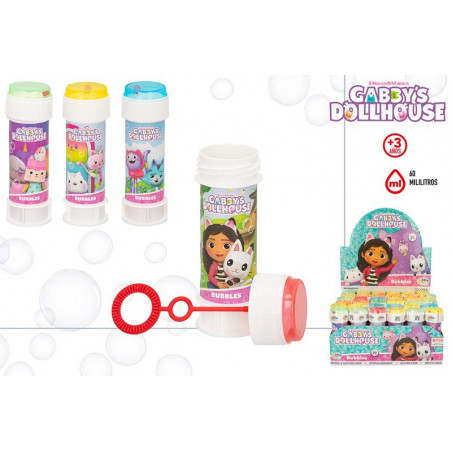 Gabby Gato Abanico para Colorear Pompero y Caramelo en Bolsa Fucsia con Adhesivo