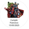 Avengers Detalle para Cumpleaños y Eventos de Superhéroes