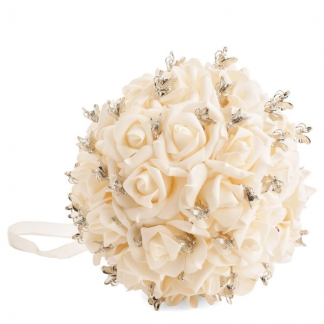 Bouquet y alfileres para detalles invitadas boda