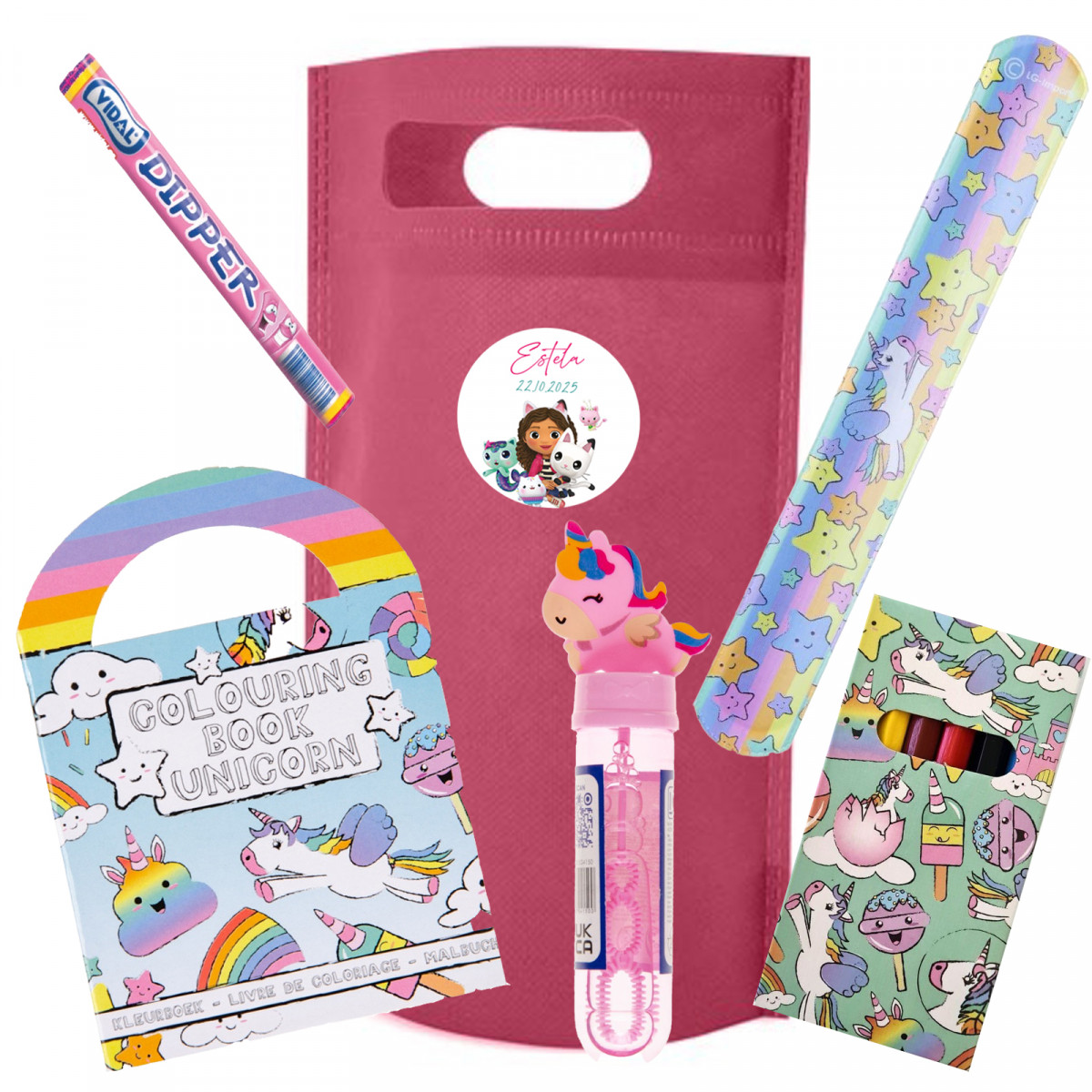 Gabby gato regalos infantiles de unicornios