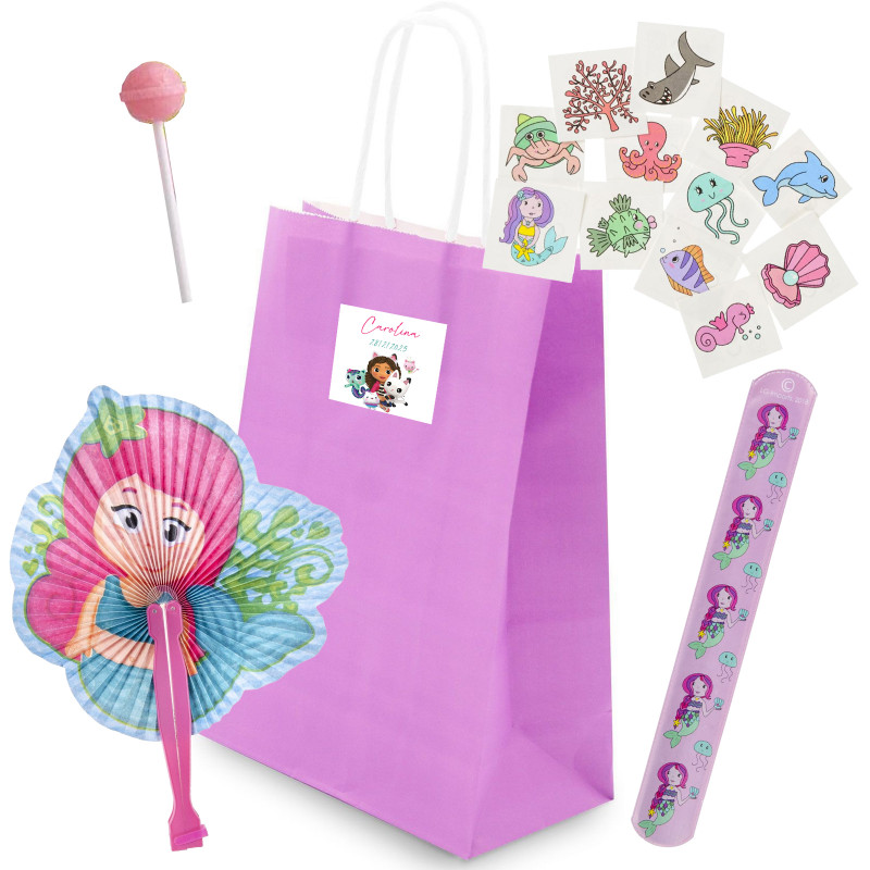 Gabby gato detalles infantiles de sirenas