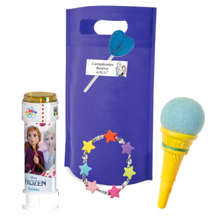 Frozen bolsa piñata con detalles para niñas