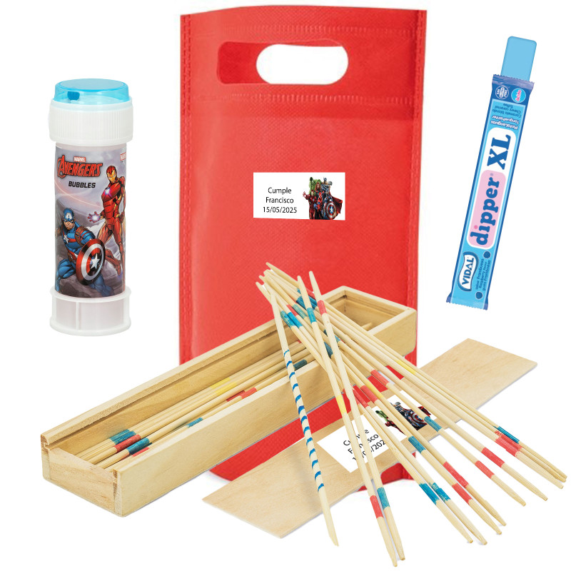 Avengers detalle para evento infantil con juegos