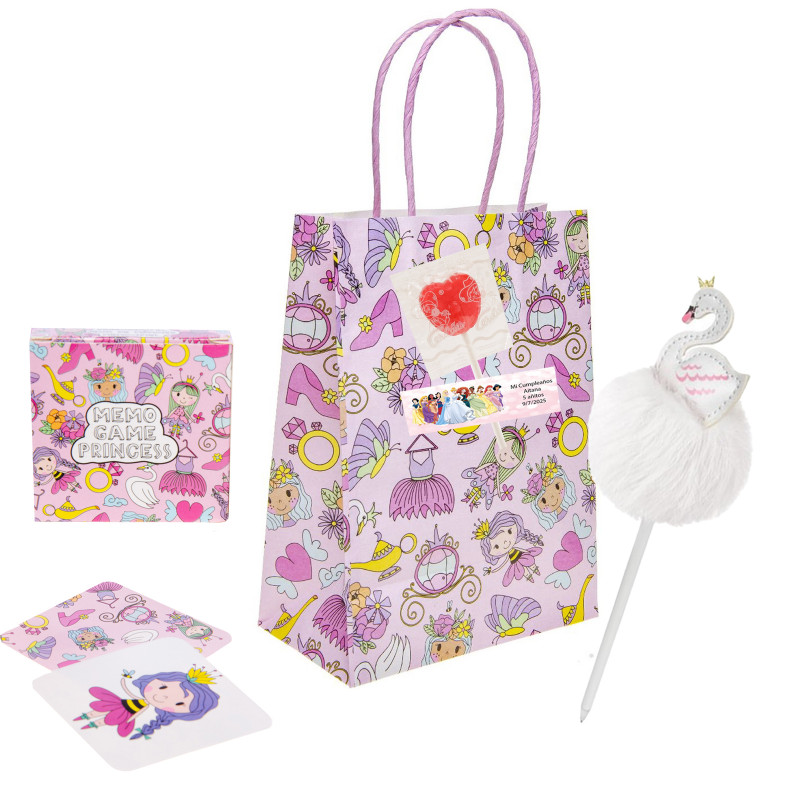 Princesas bolsa personalizada con detalles niñas