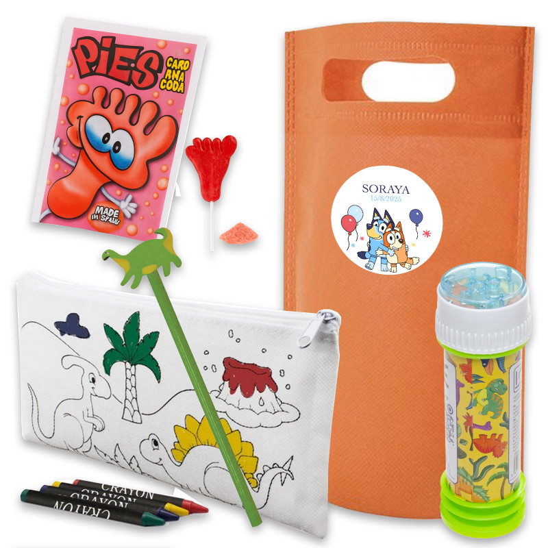 Bluey y bingo pack piñata con chuche y regalo