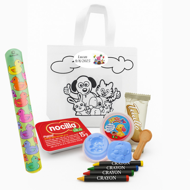 Pocoyó detalles infantiles en bolsa para pintar