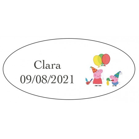 Peppa pig bolsa con detalles para invitados y chupachups rosa