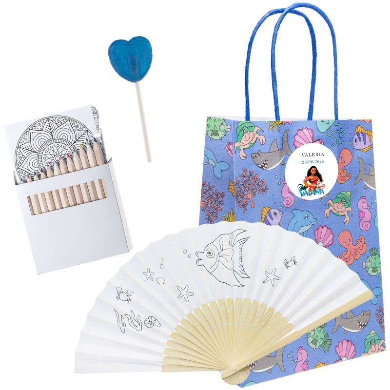 Vaiana moana detalle infantil para fiestas creativas