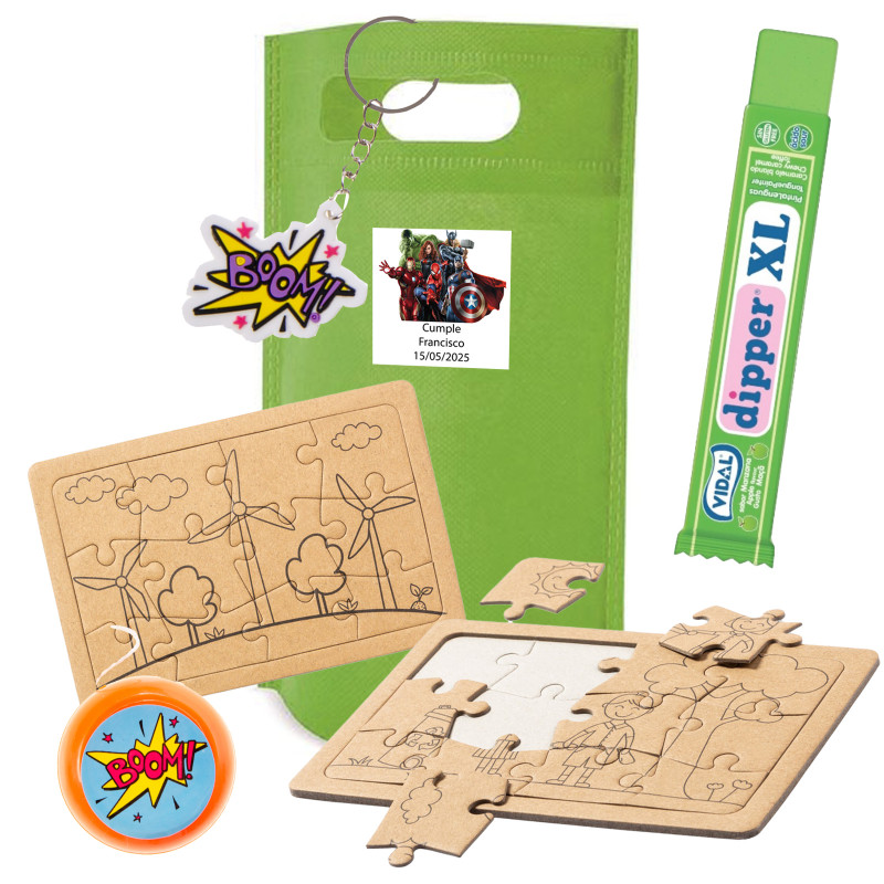 Avengers detalle infantil superhéroes