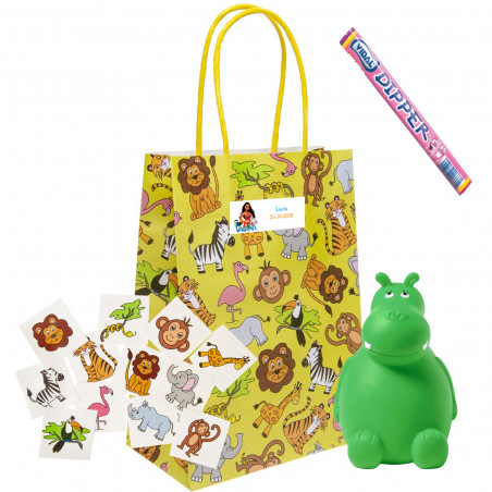 Vaiana moana detalle infantil con animales de la selva