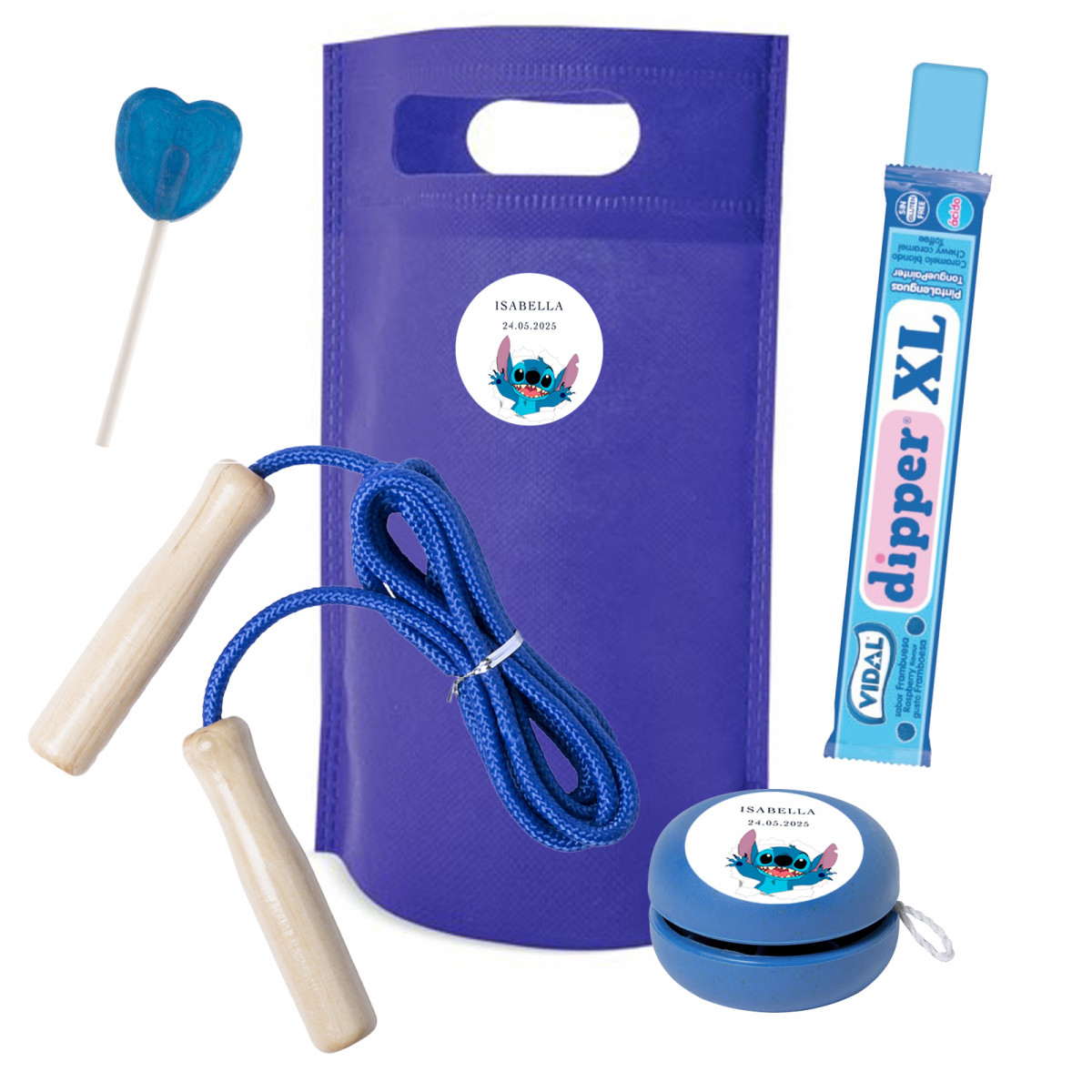 Stitch detalles para fiestas con juegos y dulces