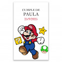Super Mario Bros caja de regalo con juegos de habilidad y dulce